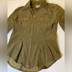 Corduroy Green Jacket